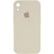 Чохол Silicone Case Square Full Camera Protective (AA) для Apple iPhone XR (6.1") Бежевий / Antigue White