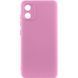 Чехол Silicone Cover Lakshmi Full Camera (AA) для Motorola Moto E13 Розовый / Pink