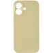 Чехол Silk Full Camera Protective (AA) NO LOGO для Apple iPhone 17 (6.3") Желтый / Mellow Yellow фото 2