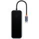 Переходник Baseus Hub AcmeJoy 5-Port Type-C (HDMI*1+USB3.0*2+USB2.0*1+Type-C PD&Data*1) (WKJZ) Dark Gray фото 1