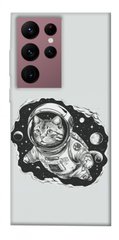 Чохол itsPrint Кіт космонавт для Samsung Galaxy S22 Ultra