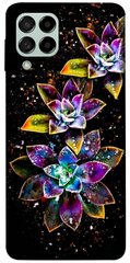 Чехол itsPrint Flowers on black для Samsung Galaxy M53 5G