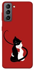 Чохол itsPrint Закохані коти для Samsung Galaxy S21 FE
