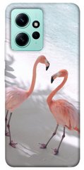 Чехол itsPrint Flamingos для Xiaomi Redmi Note 12 4G