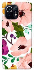 Чехол itsPrint Акварельные цветы для Xiaomi Mi 11