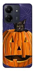 Чехол itsPrint Cat and pumpkin для Xiaomi Redmi 13C