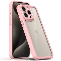 TPU чохол Transparent + Colour 1,5mm для Apple iPhone 13 Pro (6.1") Pink