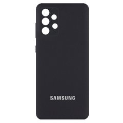 Чехол Silicone Cover Full Camera (AA) для Samsung Galaxy A32 4G Черный / Black