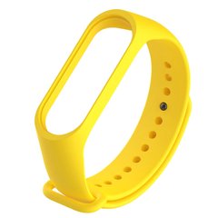 Силіконовий ремінець для Xiaomi Mi Band 7 Жовтий / Yellow