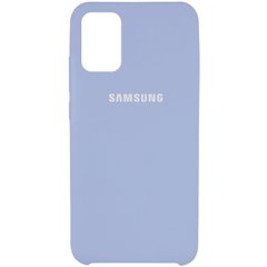 Уценка Чехол Silicone Cover (AAA) для Samsung Galaxy A71 Эстетический дефект / Голубой / Lilac Blue