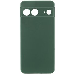 Чехол Silicone Cover Lakshmi Full Camera (AAA) для Google Pixel 7a Зеленый / Cyprus Green