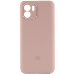 Чехол Silicone Cover Full Camera (AA) для Xiaomi Redmi A1 / A2 Розовый / Pink Sand
