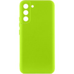 Уценка Чехол Silicone Cover Lakshmi Full Camera (A) для Samsung Galaxy S21 FE Эстетический дефект / Салатовый / Neon green