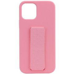 Уценка Чехол Silicone Case Hand Holder для Apple iPhone 12 Pro Max (6.7") Эстетический дефект / Розовый / Pink