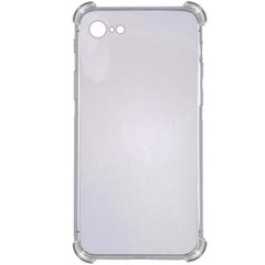 TPU чехол GETMAN Ease logo усиленные углы для Apple iPhone 6/6s (4.7") Серый (прозрачный)