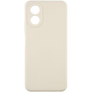 Силиконовый чехол Candy Full Camera для Oppo A38 / A18 Бежевый / Antique White