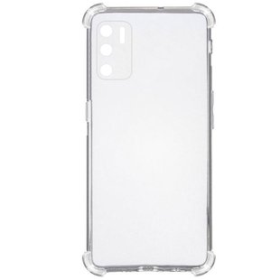 TPU чехол GETMAN Ease logo усиленные углы для Oppo A16s / A16 / A54s Бесцветный (прозрачный)