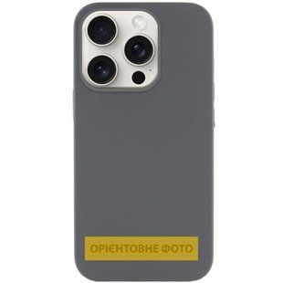 Чехол Silk (AA) NO LOGO with Magnetic Fit для Apple iPhone 17 Pro (6.3") Серый / Dark Gray