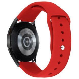 Уценка Силиконовый ремешок Sport для Smart Watch 22mm Поврежденная упаковка / Красный / Red