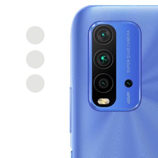 Гибкое защитное стекло 0.18mm на камеру (тех.пак) для Xiaomi Redmi 9T Прозрачный