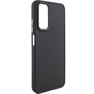 TPU чохол Bonbon Metal Style для Samsung Galaxy A14 4G/5G Чорний / Black