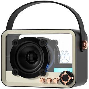 Bluetooth колонка QD05 Retro Style Black