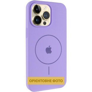 Чехол Silicone Case Full Protective (AA) V2 with MagSafe для Apple iPhone 17 Pro Max (6.9") Сиреневый / Dasheen