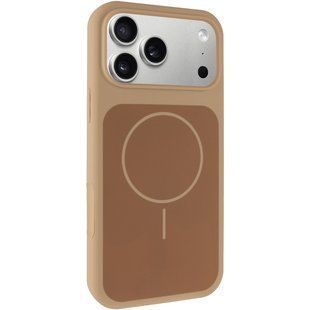 Чехол Silk Duo Color (AA) NO LOGO with Magnetic Fit для Apple iPhone 17 Pro Max / 18 Pro Max (6.9") Desert Gold