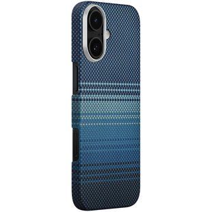 Чехол PC Carbon Protection Slim with MagSafe для Apple iPhone 17 (6.3") Blue