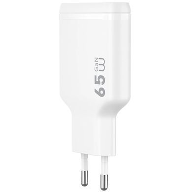 СЗУ WIWU G035 Essen PD65W GaN (2USB-C) White