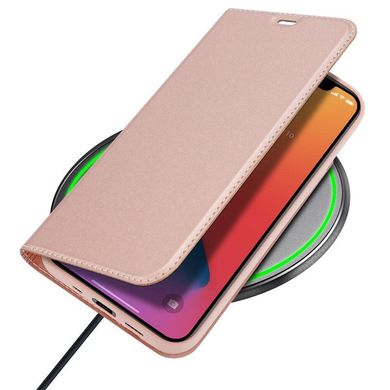 Чохол-книжка Dux Ducis з кишенею для візиток для Apple iPhone 14 Pro Max (6.7") Rose Gold