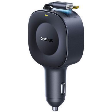 АЗП Baseus PrimeTrip VR2 45W with retractable cable (2USB-C) (C02069) Cosmic Black