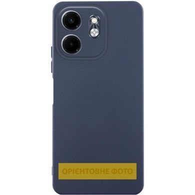 Чехол TPU GETMAN Liquid Silk Full Camera для Motorola Edge 50 Pro Синий / Midnight Blue