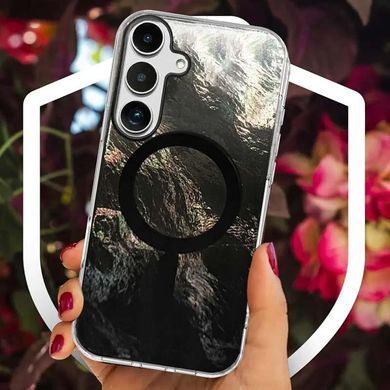 Чехол TPU Shiny Mountain Magnetic Fit для Samsung Galaxy S25 FE Black