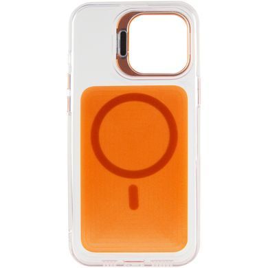 Чохол TPU+PC Jewel Sparkle with Magnetic Fit для Apple iPhone 15 (6.1") Orange Sparkle