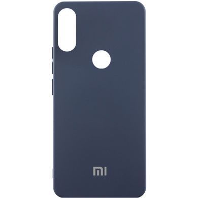 Чохол Silicone Cover Lakshmi (AAA) with Logo для Xiaomi Redmi Note 7 / Note 7 Pro / Note 7s Темно-синій / Midnight blue