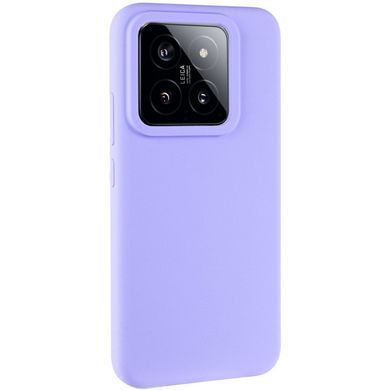 Чехол Silicone Cover Lakshmi (AAA) для Xiaomi 14 Сиреневый / Dasheen
