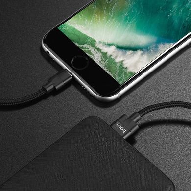 Дата кабель Hoco U55 Outstanding Lightning Cable (1.2m) Черный