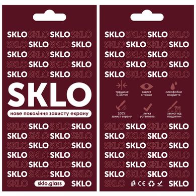 Захисне скло SKLO 3D (full glue) для Realme 9 Pro / 9i / 9 5G / C35 / OnePlus Nord CE 2 Lite 5G Чорний