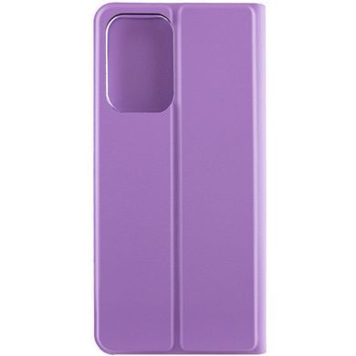 Кожаный чехол книжка GETMAN Elegant (PU) для Motorola Moto G14 Сиреневый