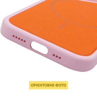 Чехол PC Textile Hybrid with Magnetic Fit для Apple iPhone 15 Pro (6.1") Pink / Orange