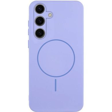 Чохол Silicone Cover Lakshmi Full Camera (AA) with MagFit для Samsung Galaxy S24+ Бузковий / Dasheen