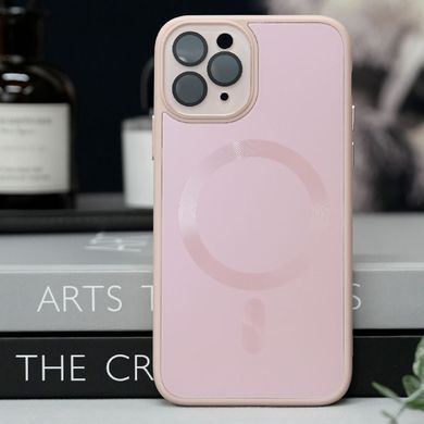 Чехол TPU+Glass Sapphire Midnight with Magnetic Fit для Apple iPhone 12 Pro Max (6.7") Розовый / Pink Sand