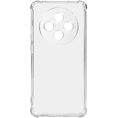 TPU чехол GETMAN Ease logo усиленные углы Full Camera для Oppo Reno 12 F 4G/5G Бесцветный (прозрачный)