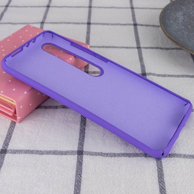 Чехол Silicone Cover Full Protective (A) для Xiaomi Mi 10 / Mi 10 Pro Фиолетовый / Violet