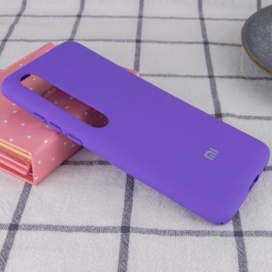 Чехол Silicone Cover Full Protective (A) для Xiaomi Mi 10 / Mi 10 Pro Фиолетовый / Violet