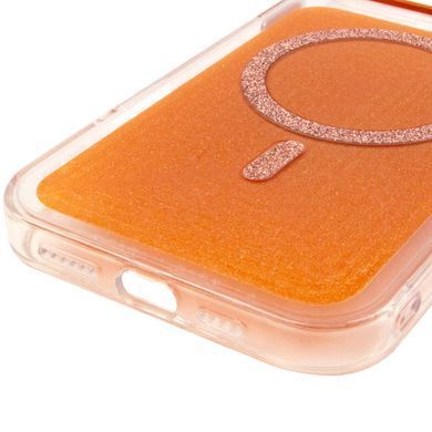 Чохол TPU+PC Jewel Sparkle with Magnetic Fit для Apple iPhone 15 (6.1") Orange Sparkle