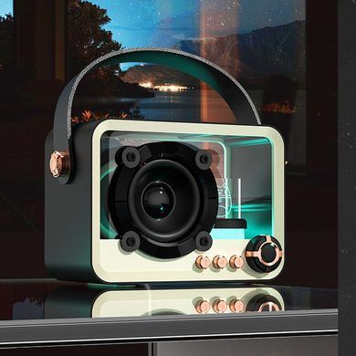 Bluetooth колонка QD05 Retro Style Black