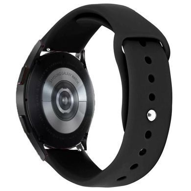 Силиконовый ремешок Sport для Smart Watch 20mm Черный / Black