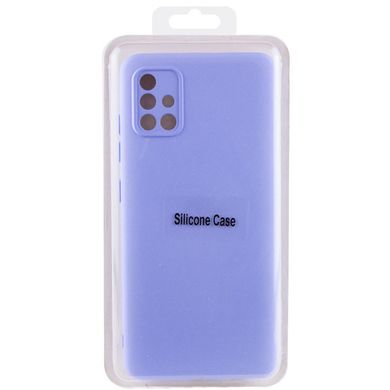 Чехол Silicone Cover Lakshmi Full Camera (A) для Samsung Galaxy A71 Сиреневый / Dasheen
